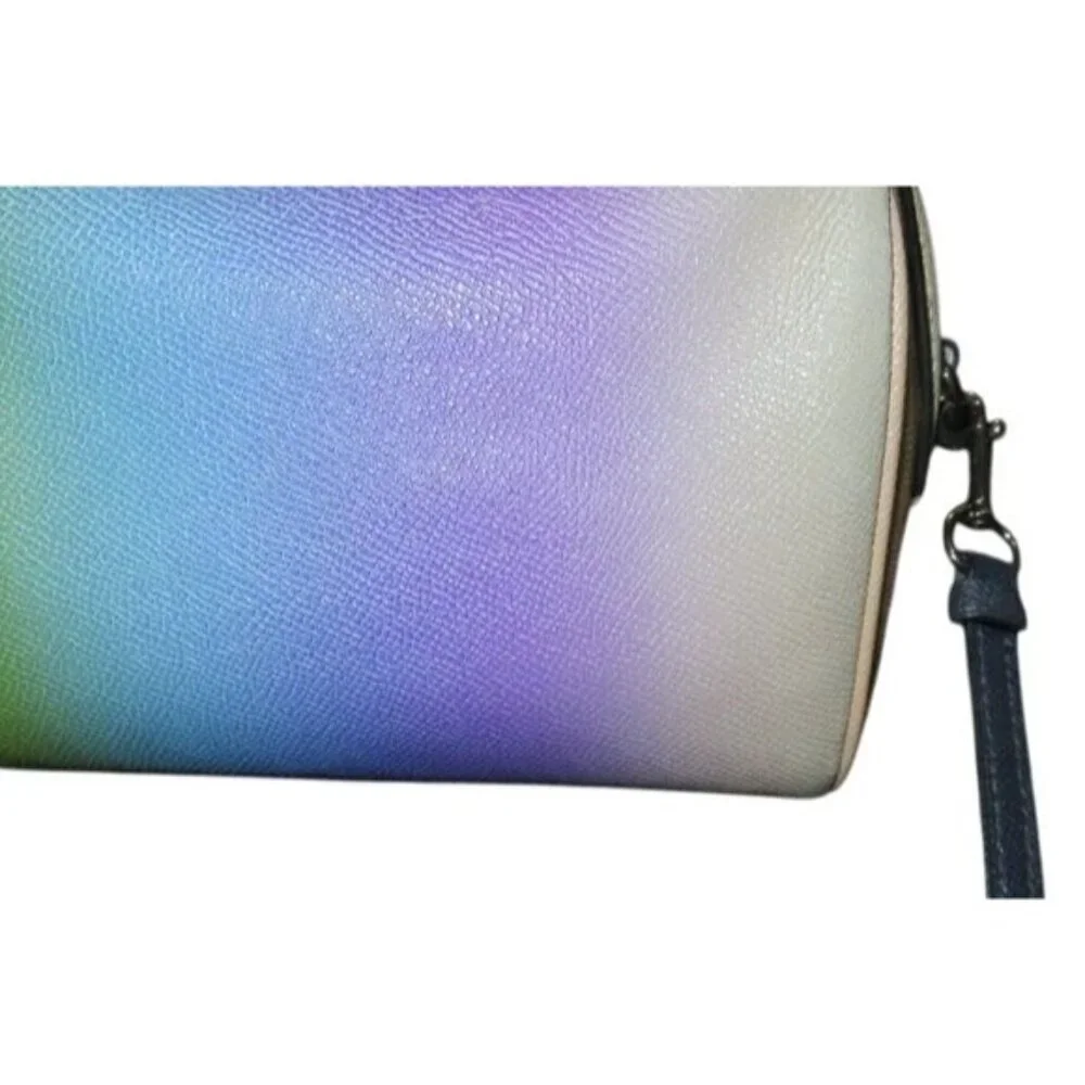 Coach Mini Bennett Cross grain leather Crossbody in Gradient Ombre Dégradé 91456